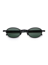 A. SOCIETY ATLAS METAL OVAL SUNGLASSES