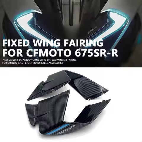 Motorcycle Accessories FOR CFMOTO 675SR 675SR-R NEW Motorcycle Fairing Fixed Wing 675SR-R Fixed Wing