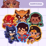 DC Justice League • Waterproof Matte Stickers • Shin Ramyeowl
