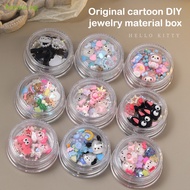 < Aorain.sg >  A Box 3D Cartoon Nail Ch Kawaii Kuromi Hello Kitty DIY Crafts Woman Manicure Art Deco