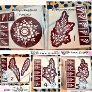 STIKER INAI/HENNA STIKER BORONG