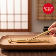 Copper Acupuncture Pen for Facial and Ear Meridian Massage  Pen Akupuntur Tembaga untuk Urut Meridia