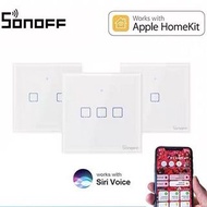 Sonoff T1 homekit智能家居 WiFi玻璃面板 輕觸開關 siri語音