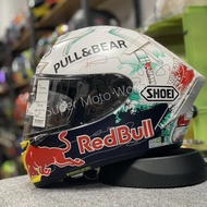 #attachment# New Hot! SHOEI X14 Graffiti Full Face Motorcycle Helmet Red Bull Motor Helmet Riding Mo