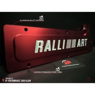 Ralliart Billet Spark Plug Cover For Mitsubishi Evo 4G63 Red color