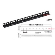 16U RAIL RACK Angle Type used in Flight Case