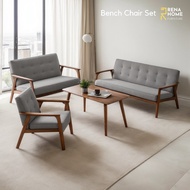 Rena Home Hot Selling Sofa 1 Seater / 2 Seater / 3 Seater + Free Coffee Table / Sofa Murah / Sofa be