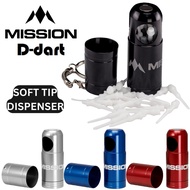 MISSION DART ACCESSORY - SOFT TIP DISPENSER MAGNETIC HOLDER HOLDS 25 TIPS