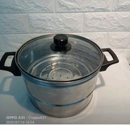 28cm Glass Lid Rice Pot