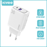 KIVEE Wall Charger 30W Kepala Fast Charging Adaptor Quick Fast Charger For iphone OPPO samsung xiaomi HUAWEI VIVO
