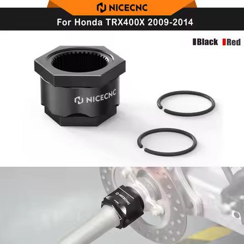 NICECNC For Honda TRX450R 2006-2009 ATV Rear Axle Lock Nut Assembly Sportrax 300 TRX250X TRX300X TRX