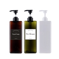 1000ml Soap Dispenser Bottle Large Capacity Lotion Dispenser Push Type Bathroom Shampoo Body Wash Bo