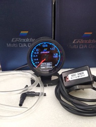 เกจวัดBoost ไฟฟ้า Greddy 2 in 1 สามารถวัด ฺBoost และ volt ได้ ตัวหน้าเปลี่ยนได้ 7 สี