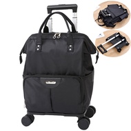 Multiion Trolley Bag Large Waterproof Travel Duffle Foldable Luggage Organize Bags Wheels Carry On Trip Suitcase