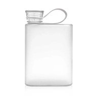 A6 Paper Water Bottle BPA FREE Plastic Flat Water Bottle Travel Flat Bottle Portable Sport Notebook 