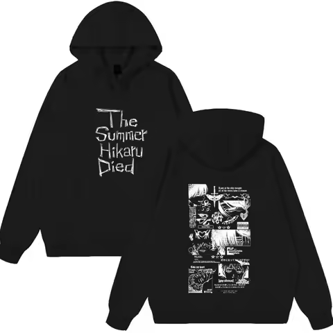 Anime The Summer Hikaru Died Yoshiki Hikaru Hoodies Funny Style Clothing Men Women Fashion Long Slee