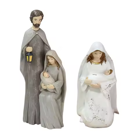 Christmas Nativity Figures Ornaments Resin Craft Traditional Nativity Scene Figures Resin Figures St
