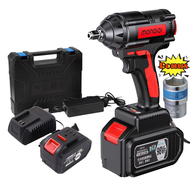 Mesin Bor Cordless Impact Wrench Brushless Cordless Impact Wrench / Bor impact pembuka baut Cordless Impact Wrench Brushless Bor Baterai JV88 98 Volt 2 Baterai JLD tools