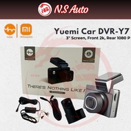 Yuemi by Xiao Mi Car Driving Recorder Dash Cam DVR 3" Screen front 2K and rear HD 1080p 24 hour