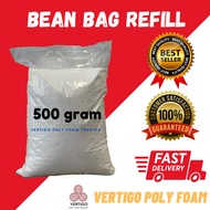 [READY STOCK] 0.5KG BEAN BAG REFILL FILLING/ BIJI KABUS (Polystyrene Poly Foam BEADS 500gram) 懒人豆袋沙发