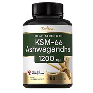 KSM-66 Ashwagandha - 1200mg - Contains Powerful Concentrated Extracts of Ayurvedic Plants Benefits Health, Energy &amp; Stamina, Muscle Mass