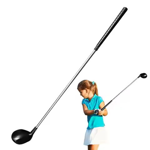 Kids Golf Clubs Stainless Steel Lightweight Golf Putters Multifunctional Golf Training Accessories P