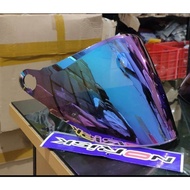 flat visor ink cx22 kyt 2vision venom open kaca ink cx22 iridium- Ink CX 390- Ink CX 800- KYT Romeo-