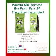 Haenong Mini Seaweed  Eco Pack 1.8g x 20  (Tray-Free Travel Size)