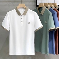 Men's polo T-shirt Men's polo T-shirt with elegant youthful collar color combination