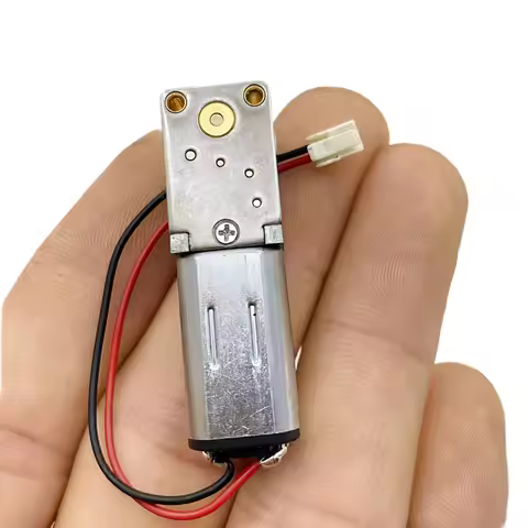 N30 Turbine Worm Gear Reduction Motor DC6-12V Intelligent Small Vehicle Robot Gear Motor 7-12RPM 0.7
