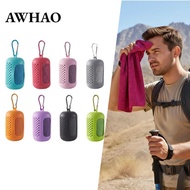 [AWHAO] 8x Cooling Towels Portable Versatile Gym Towels Sweat Towels Multicolor