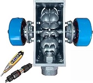 2kW Portable Hydro Generator 110V-230V 60Hz Horizontal Water Turbine Aluminum Alloy Micro Hydro Gene