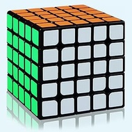 5x5 Speed Cube 5 by 5 Speed Cube QiYi Toys 5x5x5 Magic Puzzles Black Game Toy Black for Teenagers an
