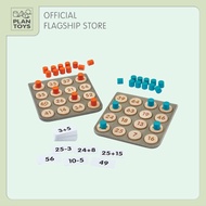 PlanToys Wooden Toys 8901 Math Bingo Developmental Support For Ages 3-99 Years