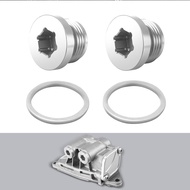 Bevinsee Oil Thermostat Housing Drain Plugs Compatible wtih N54 N55 S55 E92 E91 E90 E93 E60 E61 E82 