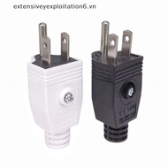 # exten # American Detachable Plug American 15A AC Electrical Power Male Plug Adaptor Adapter Wire R