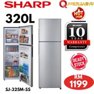 Sharp 2 Door Refrigerator 280L / 320L /SJ-285MSS /  SJ325MSS