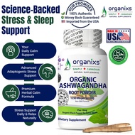 Organic Halal Ashwagandha Root powder 1350mg Supplements with Black Pepper, 10mg  60 Tab's [Exp: 09/