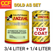 Anzahl Urethane Paint Car Show Carshow Clear with Catalyst 1 Liter