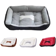 For Dogs Pet Cat Large Bed Comfortable Soft Dog Cushion Accessorys Square Plush Puppy Sofa Bed Petki