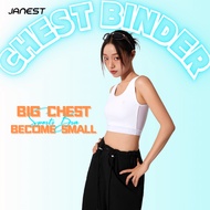 Janest Chest Binder Breathable Seamless Bra Tomboy Binder Sport Bra Binder Plus Size Ice Silk Materi