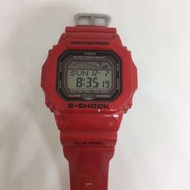 G-SHOCK 活力極限衝浪潮汐月相概念錶-紅/43.2mm