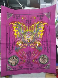 🇹🇭泰國佛牌：蝴蝶王 古巴傑士納 人緣 招財 蝴蝶經文符布 紅色