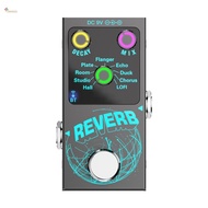 Guitar Reverb Effects Pedal - Single Block Reverb for Electric Guitar
