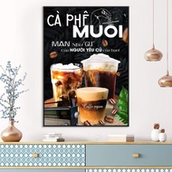 Canvas paintings of coffee shops, soft drinks, cafes, coffee shops, cafe decoration paintings