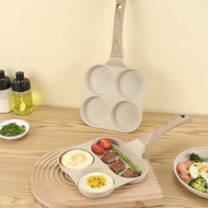 Breakfast Frying Pan Non-Stick Pan Frying Pan Three-Hole Four-Hole Omelette Pan Convenient Breakfast