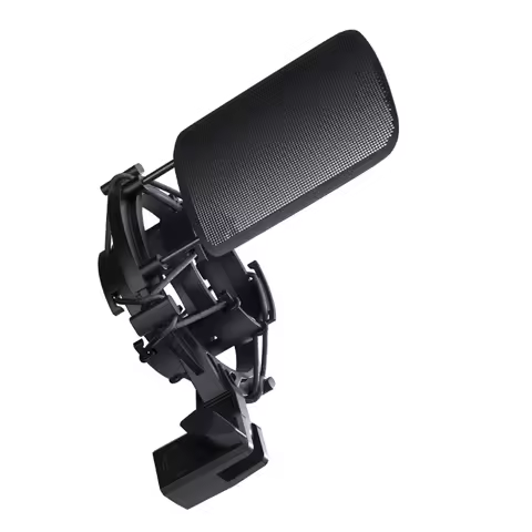 Heavy Duty Metal Shock Mount Popping Filter For AT2020 AT2035 AT2050 Mics Side Opening Design And Ru