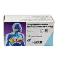 Sandoz Acetylcysteine Effervescent Tablet 600mg 20'S