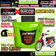 EX5110 Fi V1 Apido X Suprimo Racing Hyper Boost ECU PNP No Dyno No Cut OFF Top Speed Powered By Supr