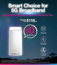 5G router $118/月